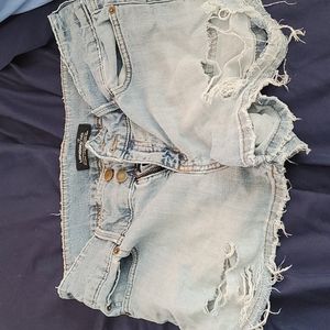 London Jean ripped shorts size 12
